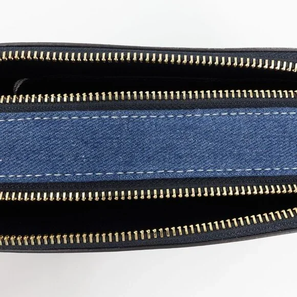 Tory Burch Miller Denim Mini Crossbody Bag Denim Multi OS - Picture 12 of 16